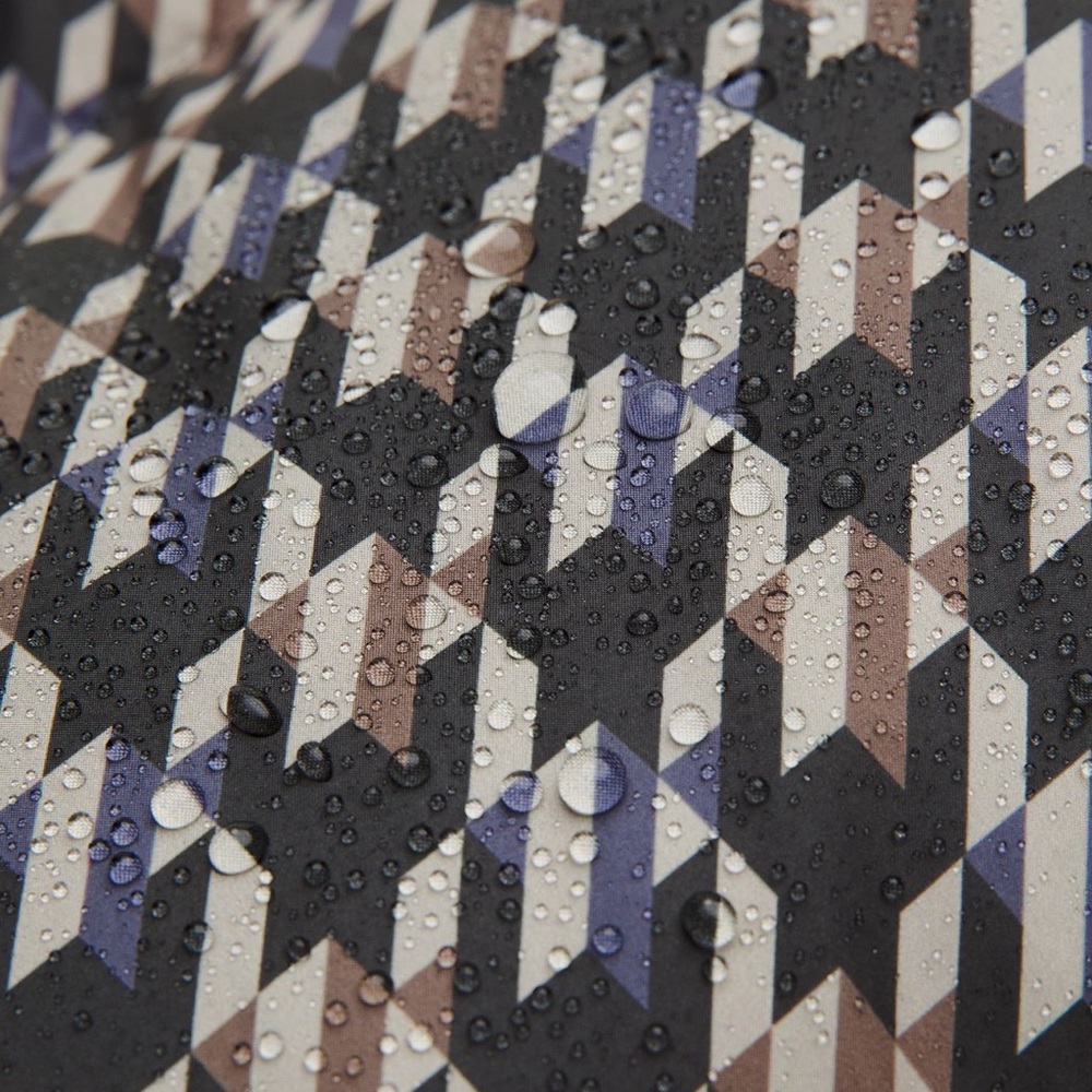 Lululemon Wunder Puff Cropped Vest *Graphic, Horizon Houndstooth Brown Multi, 6 - Picture 13 of 14